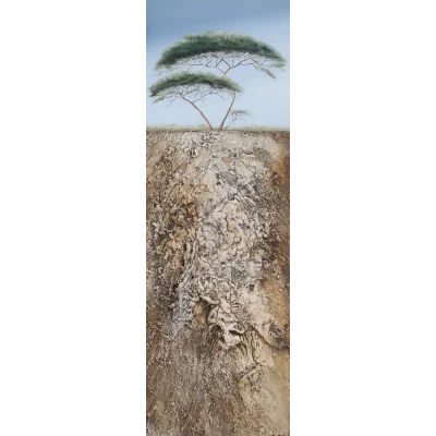 Mia Brand painting of thorn trees