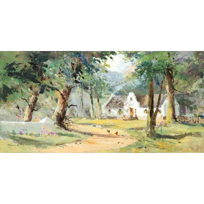 Tony de Freitas painting of a landscape