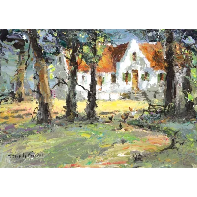 Tony de Freitas painting of a landscape