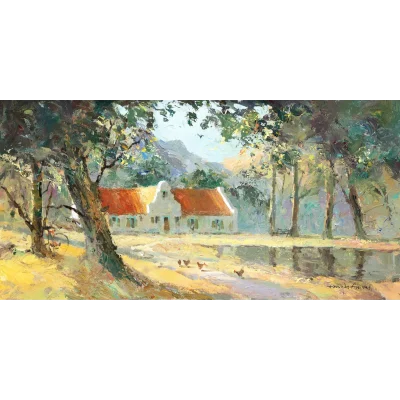 Tony de Freitas painting of a landscape