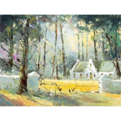 Tony de Freitas painting of a landscape