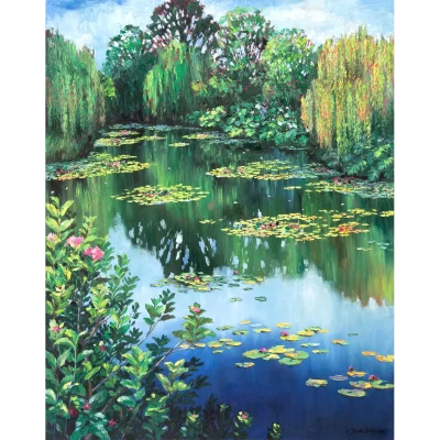 Jodie Loubser painting of a landscape