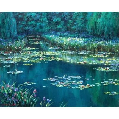Jodie Loubser painting of a landscape
