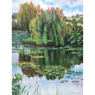 Jodie Loubser painting of a landscape