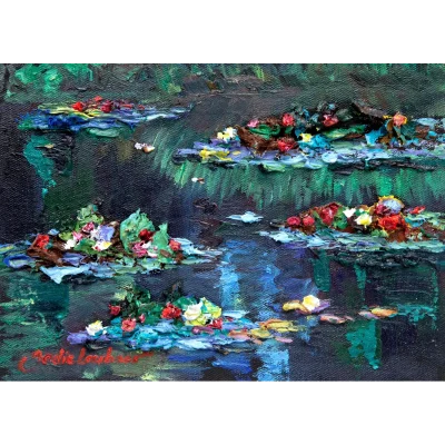 Jodie Loubser painting of a landscape