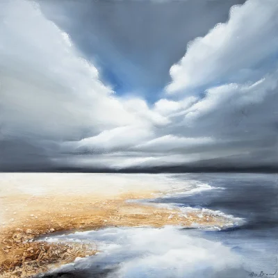 Mia Brand painting of a seascape