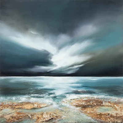Mia Brand painting of a seascape