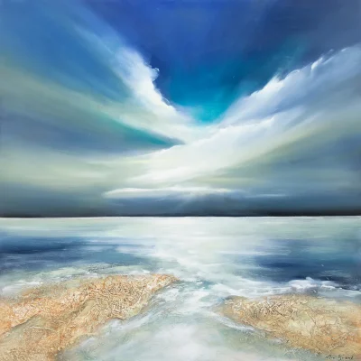 Mia Brand painting of a seascape