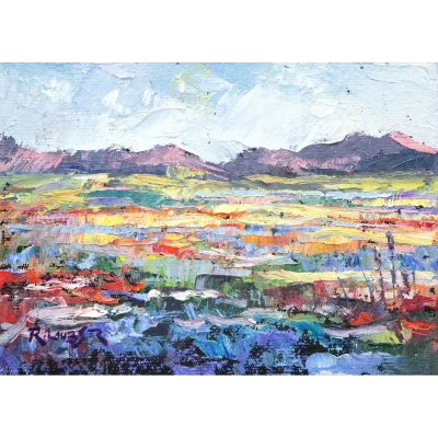 Ryan Loubser painting of a landscape