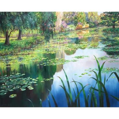Jodie Loubser painting of a landscape