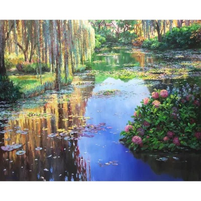 Jodie Loubser painting of a landscape
