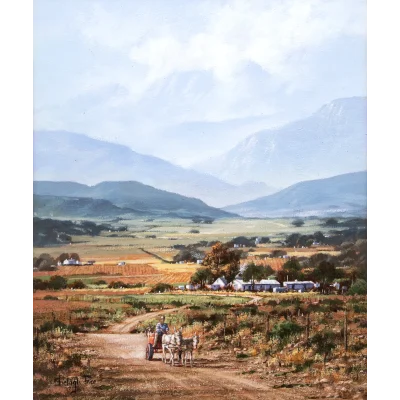 Shelagh Price painting of a landscape