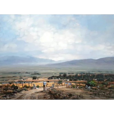 Shelagh Price painting of a landscape