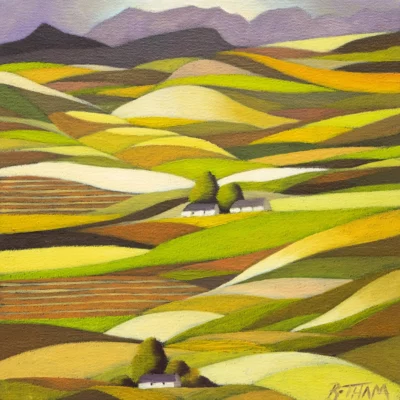 John Botham painting of a landscape