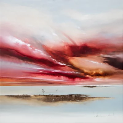 Katherine Wood painting of a seascape