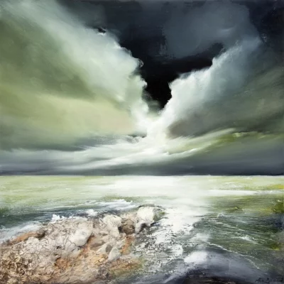 Mia Brand painting of a seascape