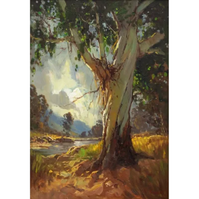 Titta Fasciotti painting of a landscape
