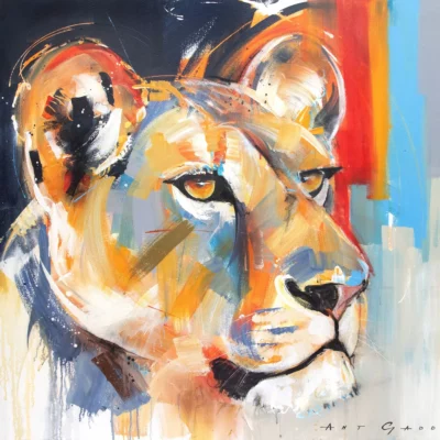 Anthony Gadd painting of wildlife