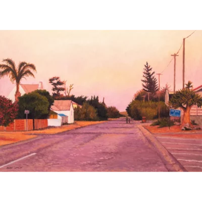 Arend Louw painting of a rural scene