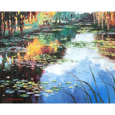 Jodie Loubser painting of a landscape