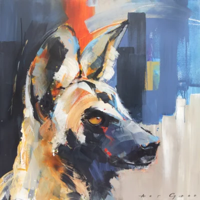 Anthony Gadd painting of wild life
